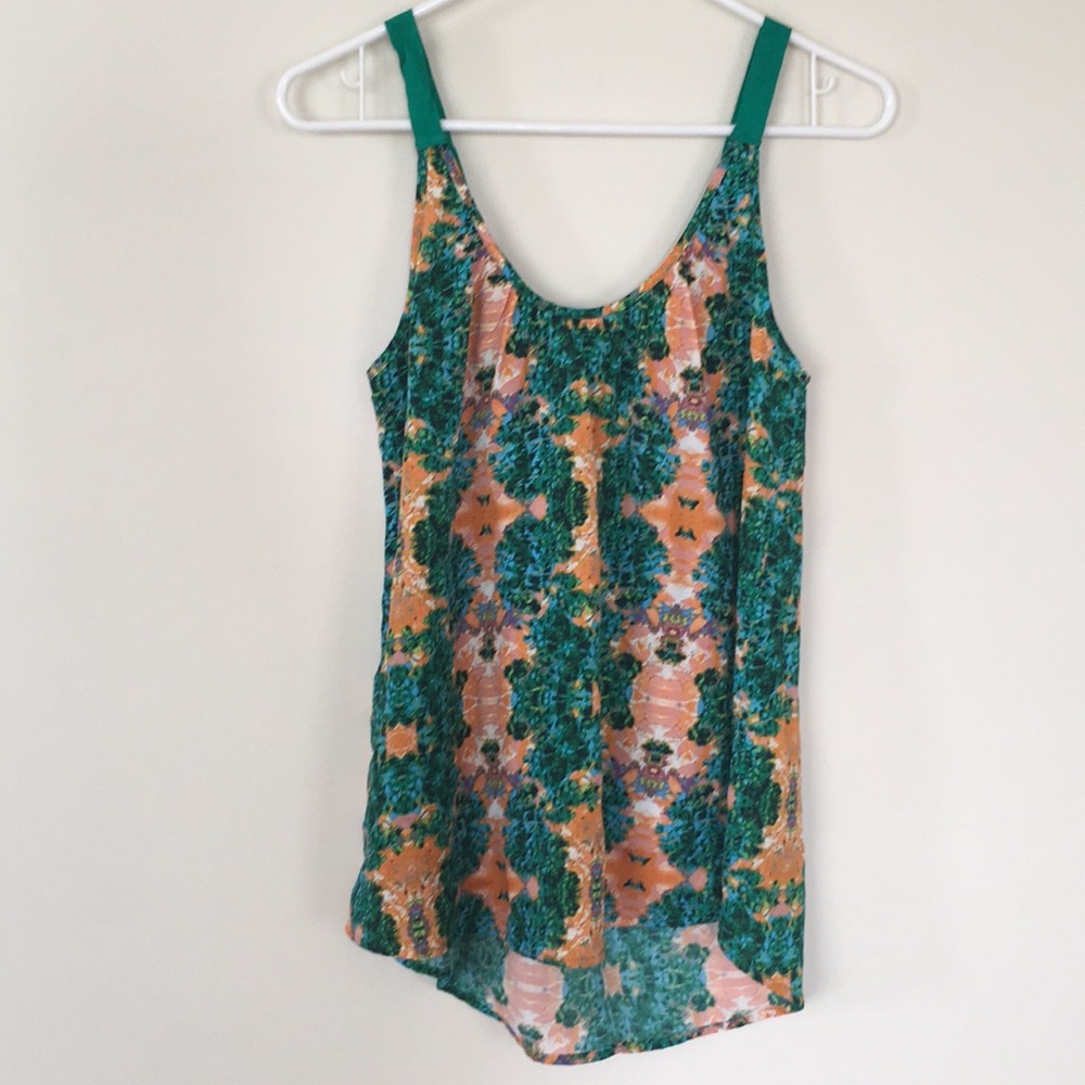 Collective Concepts top with zipper back detail